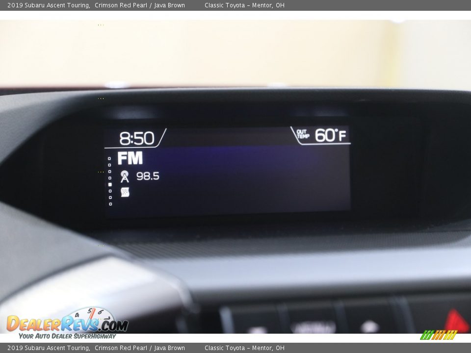 2019 Subaru Ascent Touring Crimson Red Pearl / Java Brown Photo #11