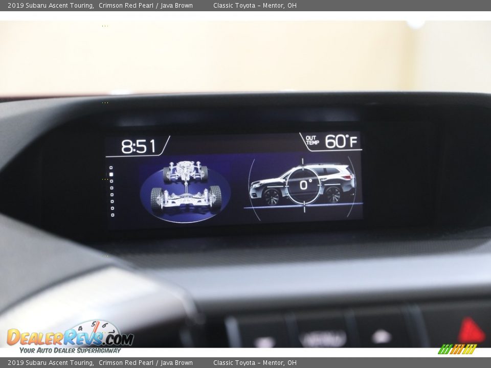 2019 Subaru Ascent Touring Crimson Red Pearl / Java Brown Photo #14