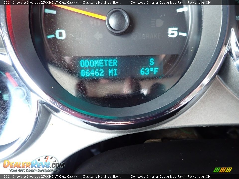 2014 Chevrolet Silverado 2500HD LT Crew Cab 4x4 Graystone Metallic / Ebony Photo #21