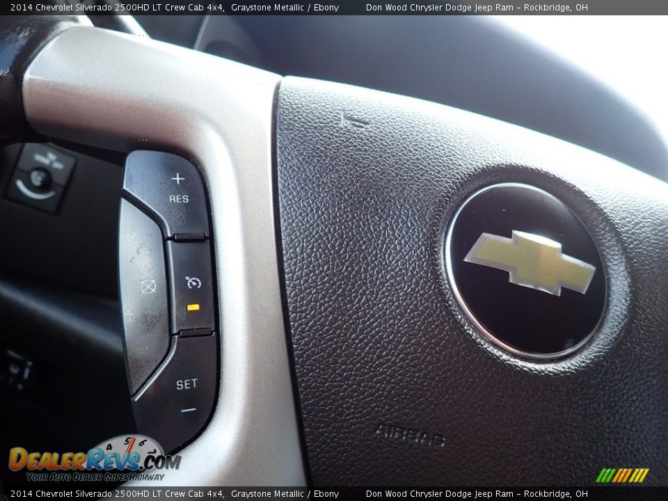 2014 Chevrolet Silverado 2500HD LT Crew Cab 4x4 Graystone Metallic / Ebony Photo #23