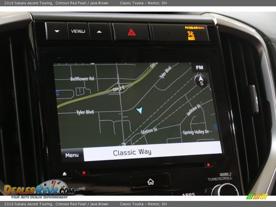 2019 Subaru Ascent Touring Crimson Red Pearl / Java Brown Photo #18