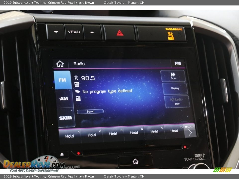 2019 Subaru Ascent Touring Crimson Red Pearl / Java Brown Photo #19