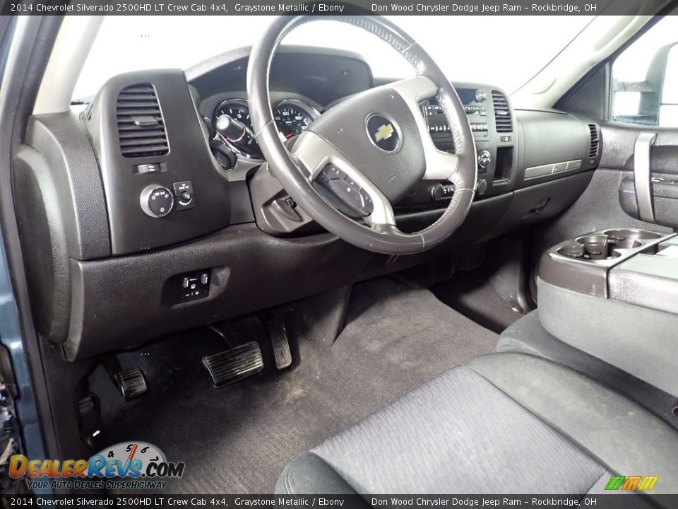 2014 Chevrolet Silverado 2500HD LT Crew Cab 4x4 Graystone Metallic / Ebony Photo #26