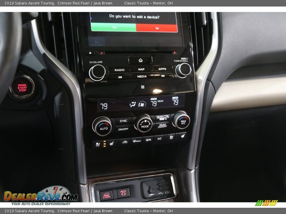 2019 Subaru Ascent Touring Crimson Red Pearl / Java Brown Photo #22