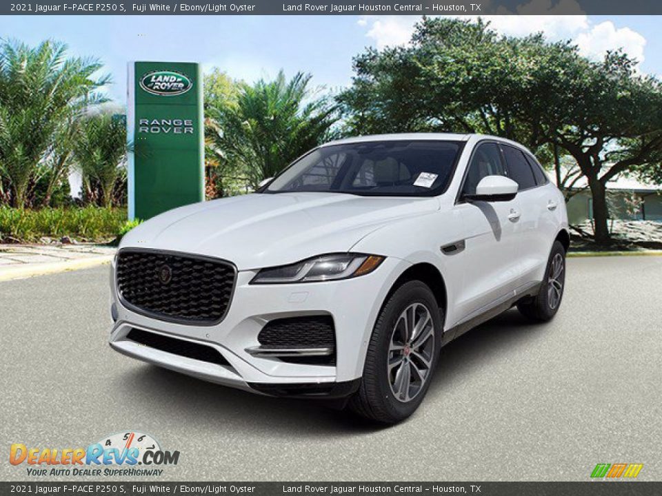 2021 Jaguar F-PACE P250 S Fuji White / Ebony/Light Oyster Photo #2