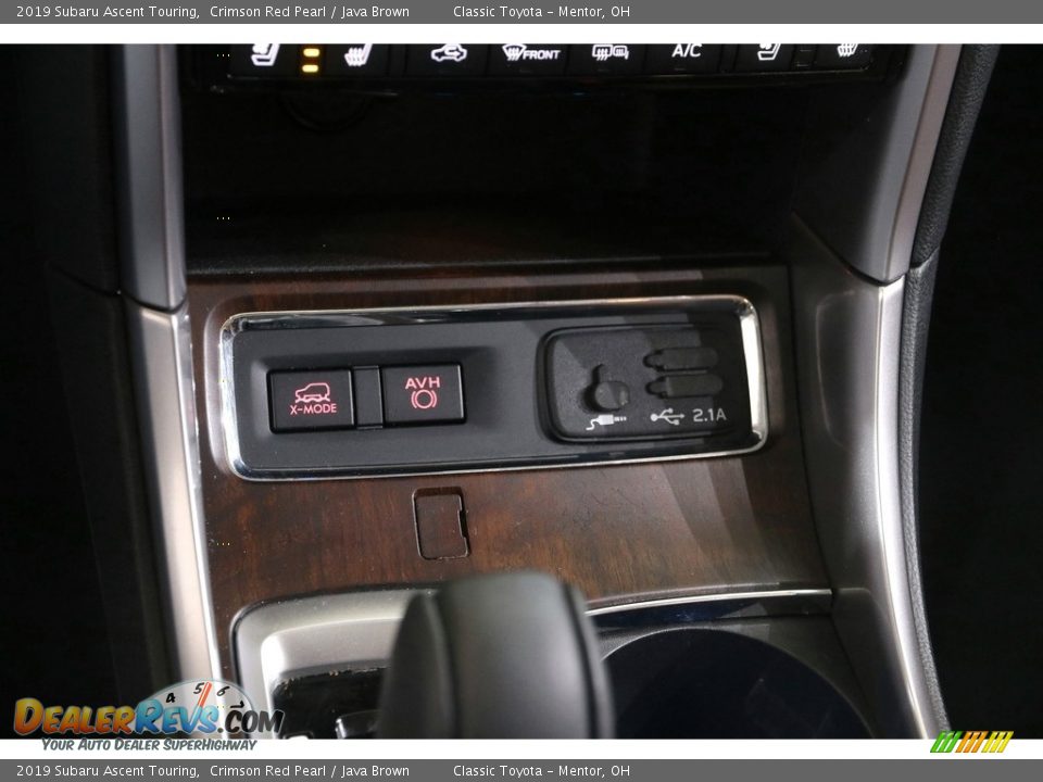 2019 Subaru Ascent Touring Crimson Red Pearl / Java Brown Photo #23