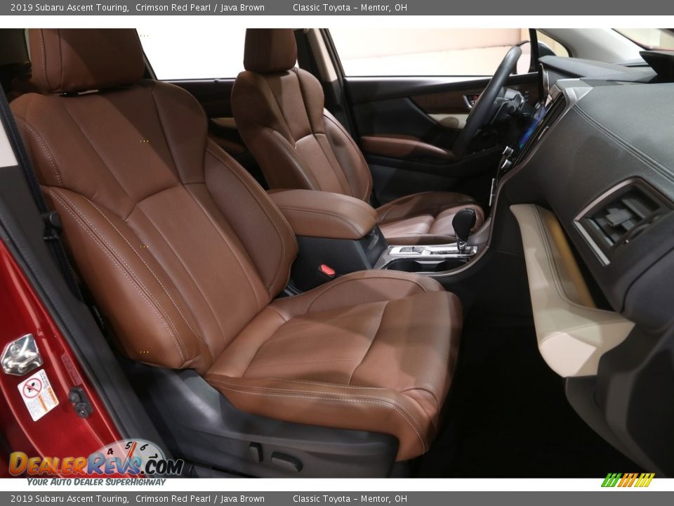 2019 Subaru Ascent Touring Crimson Red Pearl / Java Brown Photo #25