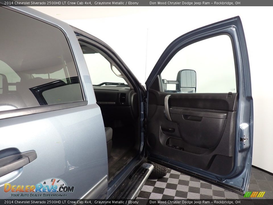 2014 Chevrolet Silverado 2500HD LT Crew Cab 4x4 Graystone Metallic / Ebony Photo #34