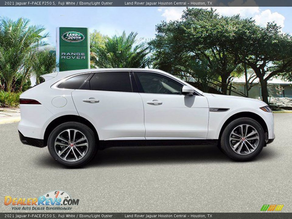 2021 Jaguar F-PACE P250 S Fuji White / Ebony/Light Oyster Photo #8