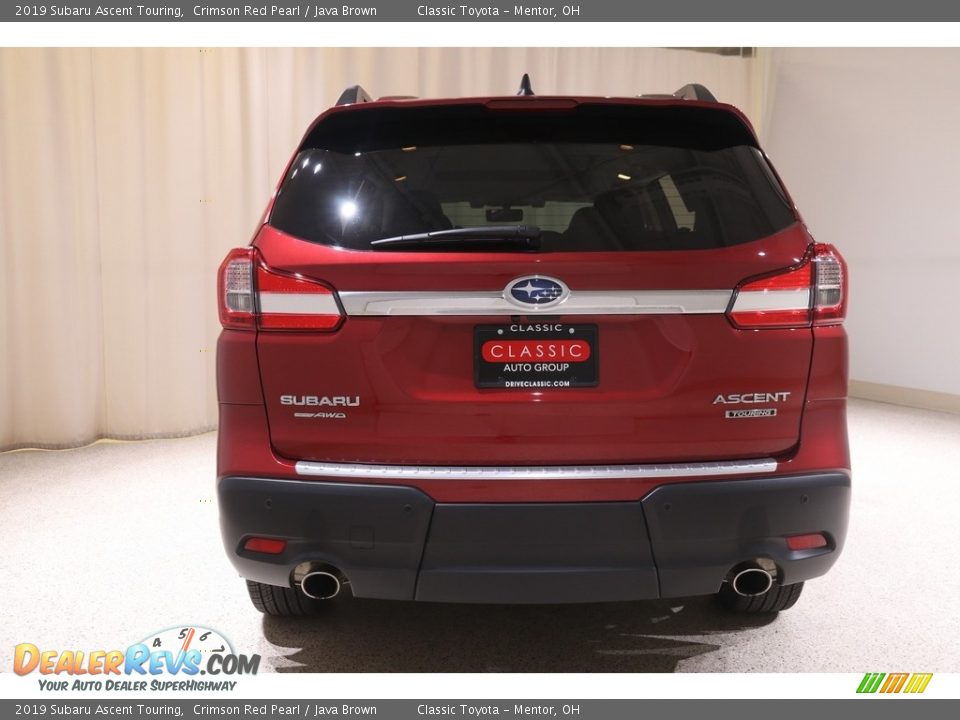 2019 Subaru Ascent Touring Crimson Red Pearl / Java Brown Photo #30