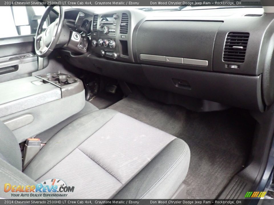 2014 Chevrolet Silverado 2500HD LT Crew Cab 4x4 Graystone Metallic / Ebony Photo #36