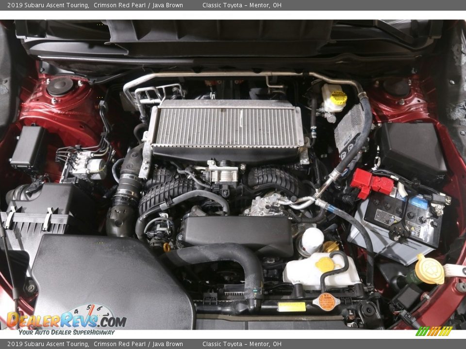 2019 Subaru Ascent Touring Crimson Red Pearl / Java Brown Photo #31