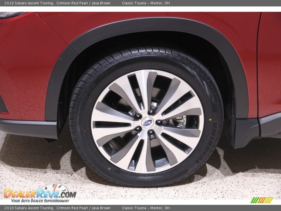 2019 Subaru Ascent Touring Crimson Red Pearl / Java Brown Photo #32