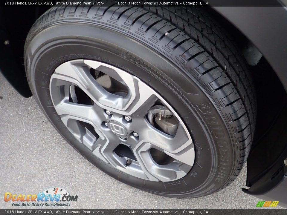 2018 Honda CR-V EX AWD White Diamond Pearl / Ivory Photo #10