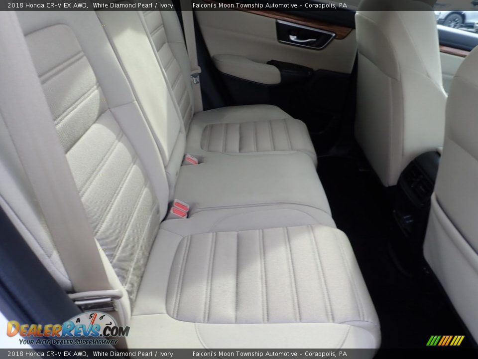 2018 Honda CR-V EX AWD White Diamond Pearl / Ivory Photo #14