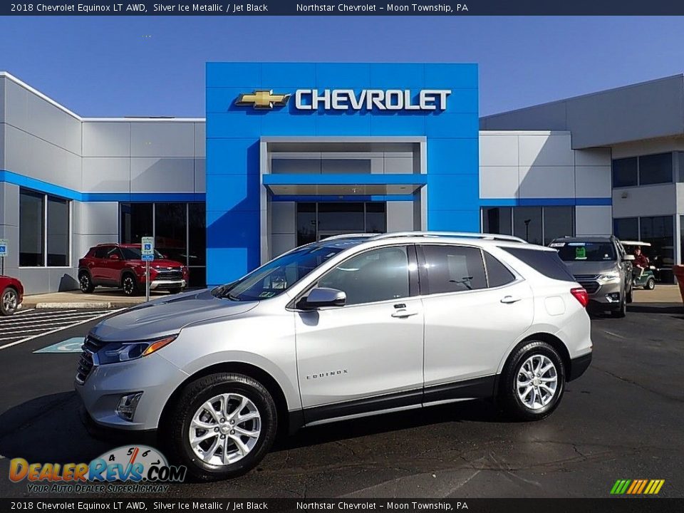 2018 Chevrolet Equinox LT AWD Silver Ice Metallic / Jet Black Photo #1