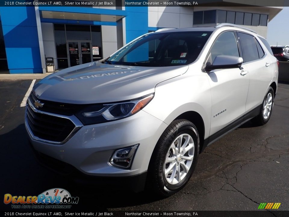 2018 Chevrolet Equinox LT AWD Silver Ice Metallic / Jet Black Photo #2