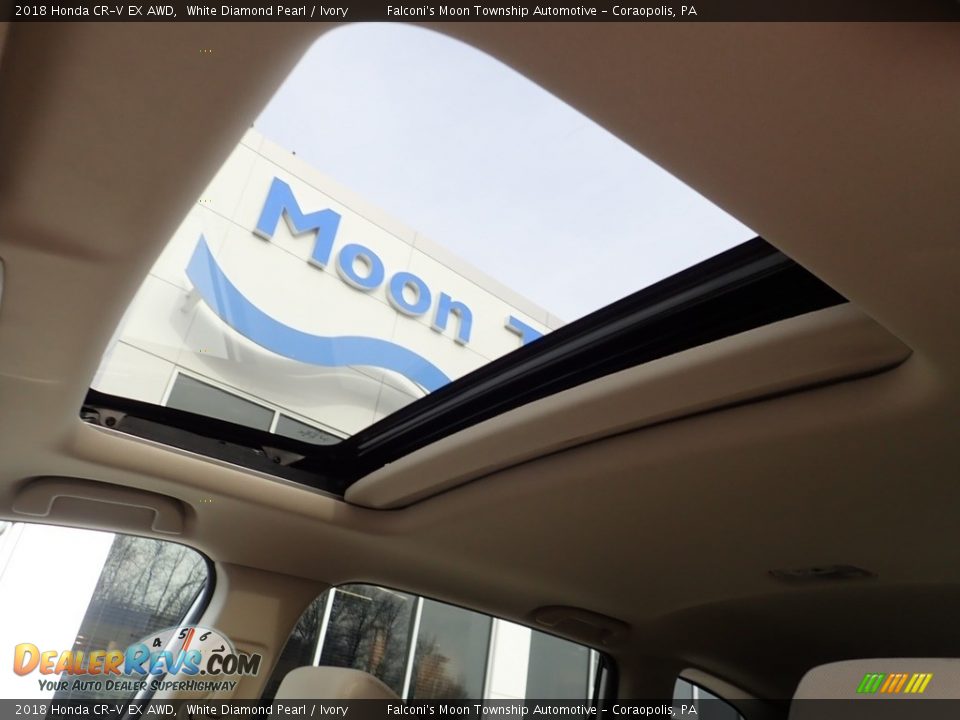 2018 Honda CR-V EX AWD White Diamond Pearl / Ivory Photo #20