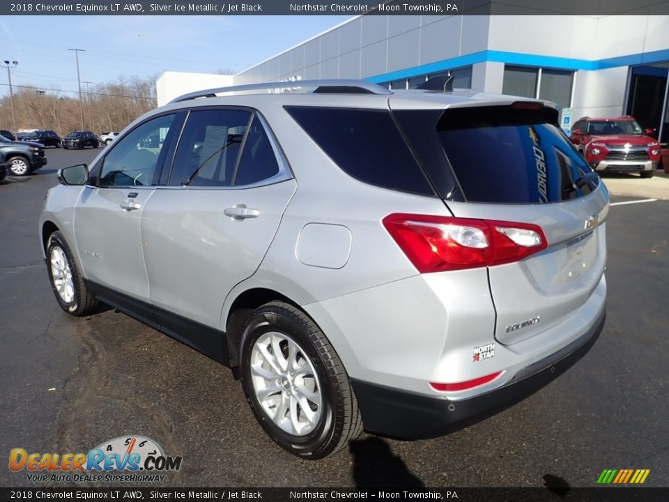 2018 Chevrolet Equinox LT AWD Silver Ice Metallic / Jet Black Photo #4