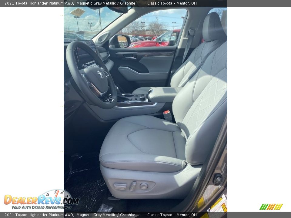 2021 Toyota Highlander Platinum AWD Magnetic Gray Metallic / Graphite Photo #2