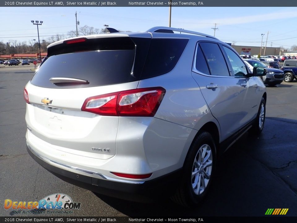 2018 Chevrolet Equinox LT AWD Silver Ice Metallic / Jet Black Photo #8