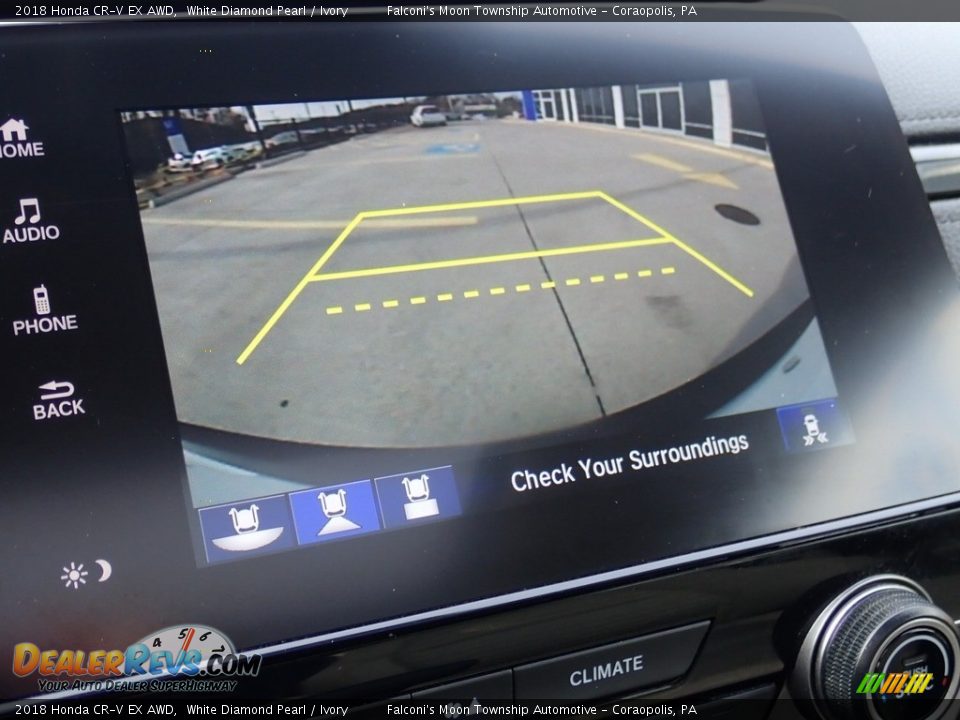 2018 Honda CR-V EX AWD White Diamond Pearl / Ivory Photo #25