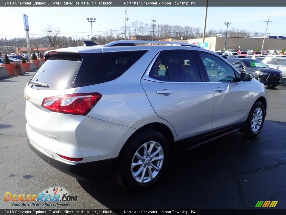 2018 Chevrolet Equinox LT AWD Silver Ice Metallic / Jet Black Photo #9