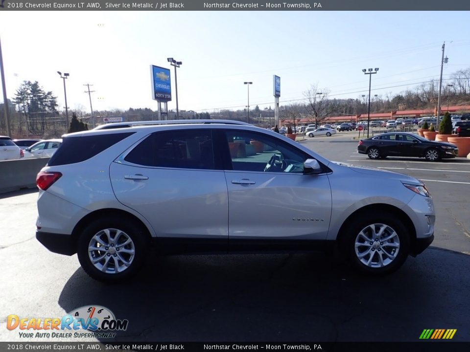 2018 Chevrolet Equinox LT AWD Silver Ice Metallic / Jet Black Photo #10