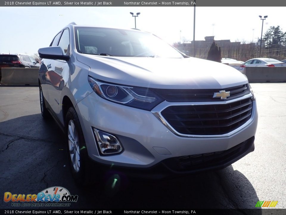 2018 Chevrolet Equinox LT AWD Silver Ice Metallic / Jet Black Photo #12