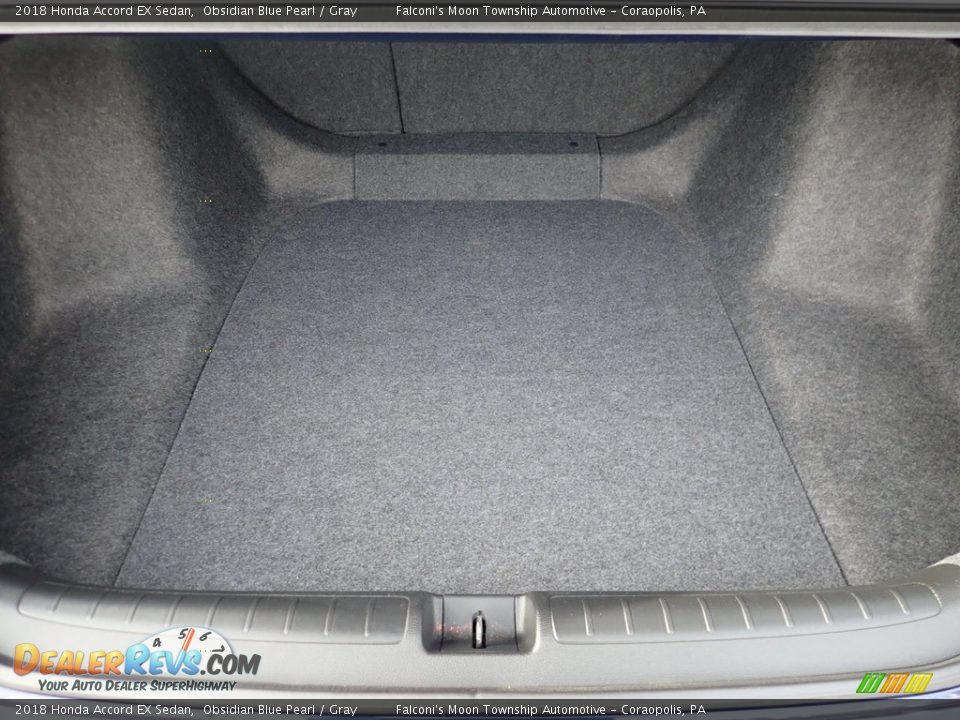 2018 Honda Accord EX Sedan Obsidian Blue Pearl / Gray Photo #4