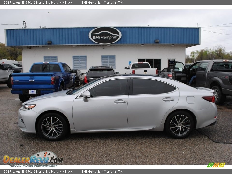 2017 Lexus ES 350 Silver Lining Metallic / Black Photo #2