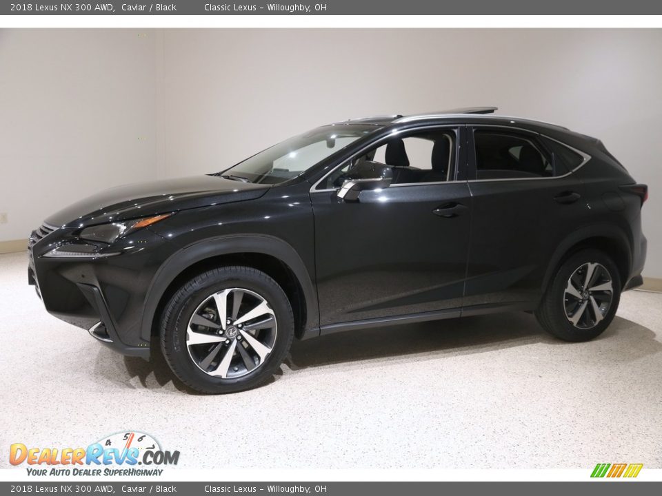 2018 Lexus NX 300 AWD Caviar / Black Photo #3