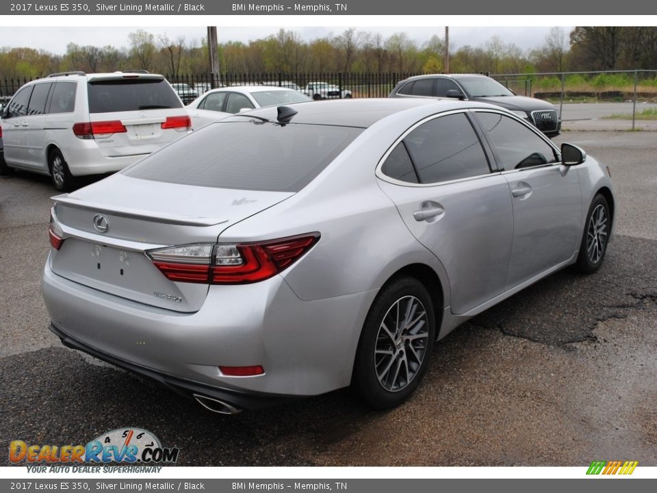 2017 Lexus ES 350 Silver Lining Metallic / Black Photo #5