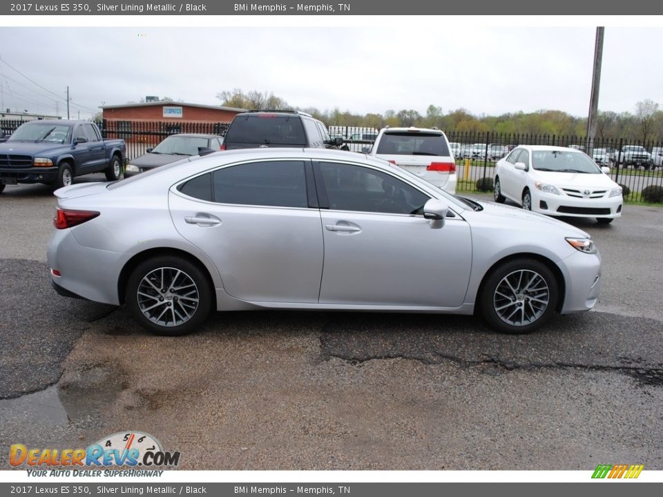 2017 Lexus ES 350 Silver Lining Metallic / Black Photo #6