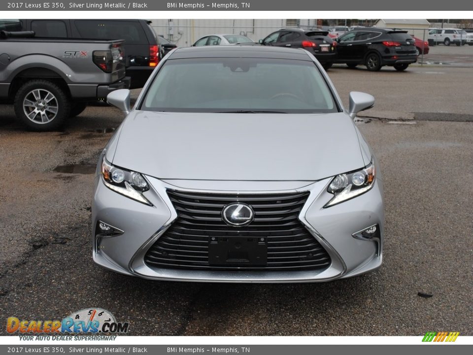 2017 Lexus ES 350 Silver Lining Metallic / Black Photo #8