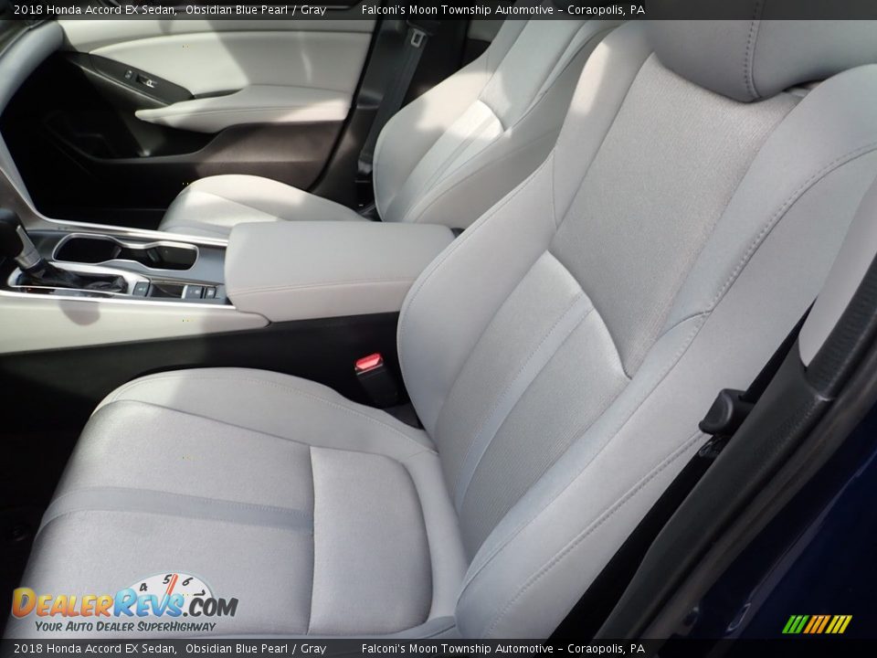 2018 Honda Accord EX Sedan Obsidian Blue Pearl / Gray Photo #15