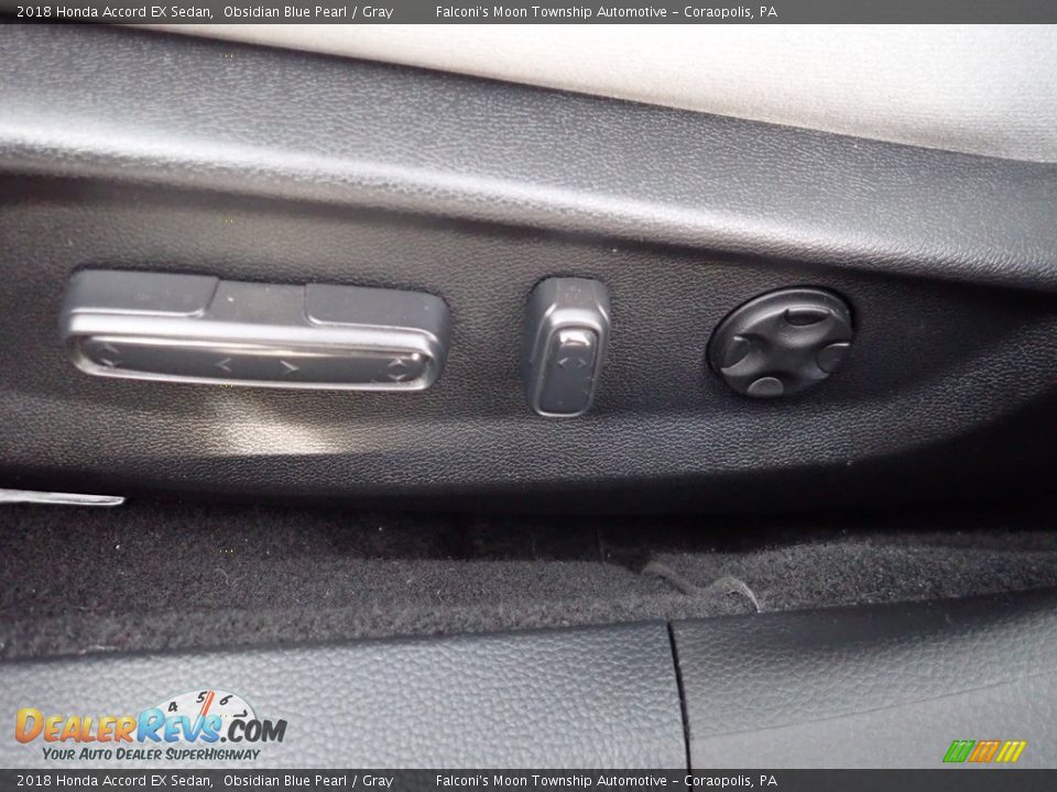 2018 Honda Accord EX Sedan Obsidian Blue Pearl / Gray Photo #20