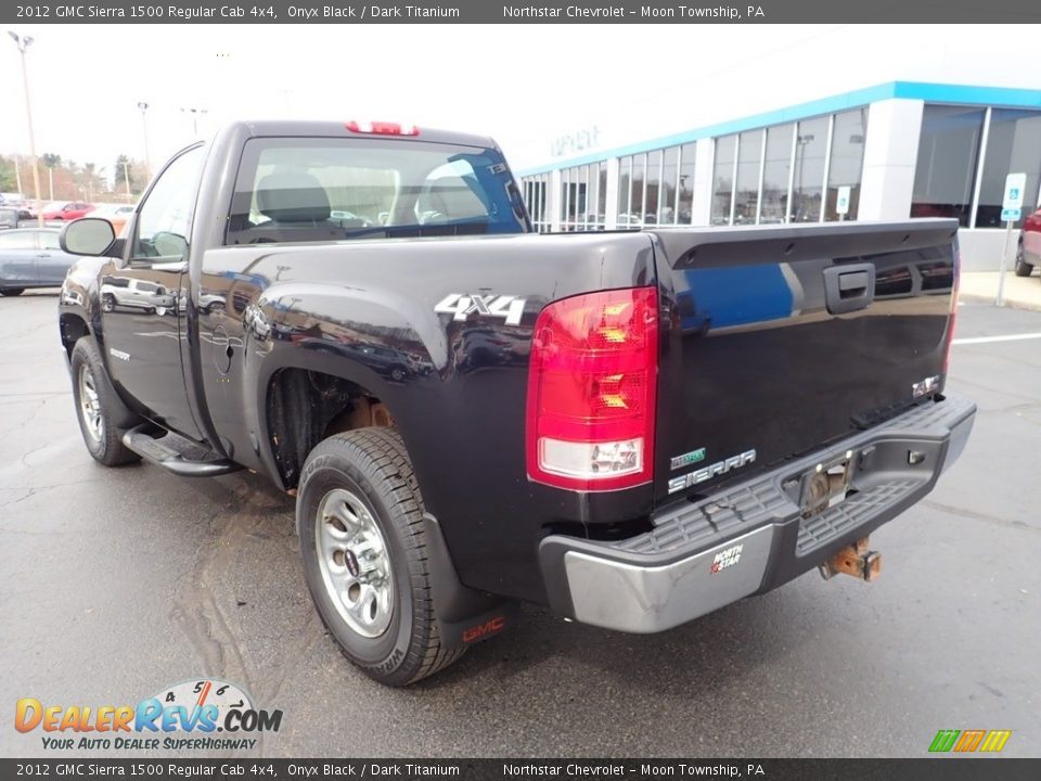 2012 GMC Sierra 1500 Regular Cab 4x4 Onyx Black / Dark Titanium Photo #3