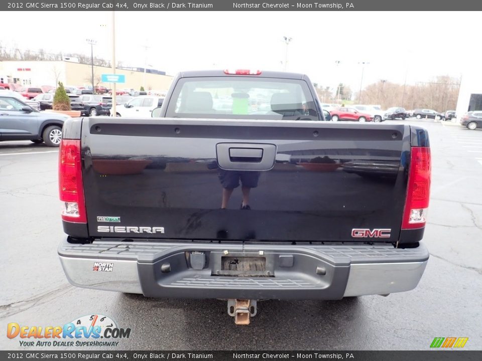 2012 GMC Sierra 1500 Regular Cab 4x4 Onyx Black / Dark Titanium Photo #4