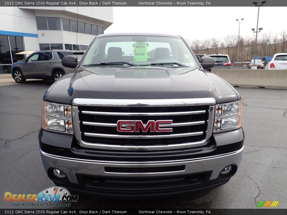 2012 GMC Sierra 1500 Regular Cab 4x4 Onyx Black / Dark Titanium Photo #8