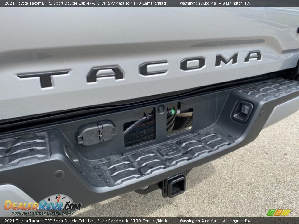 2021 Toyota Tacoma TRD Sport Double Cab 4x4 Silver Sky Metallic / TRD Cement/Black Photo #22