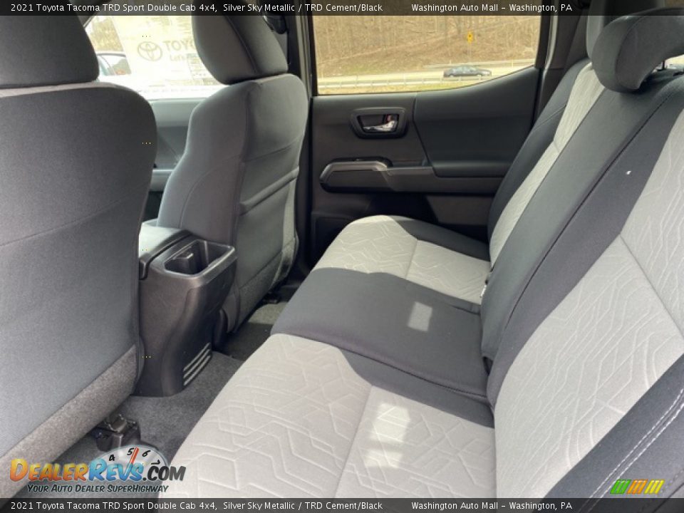 2021 Toyota Tacoma TRD Sport Double Cab 4x4 Silver Sky Metallic / TRD Cement/Black Photo #27