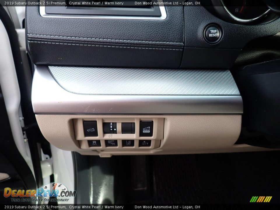 2019 Subaru Outback 2.5i Premium Crystal White Pearl / Warm Ivory Photo #20