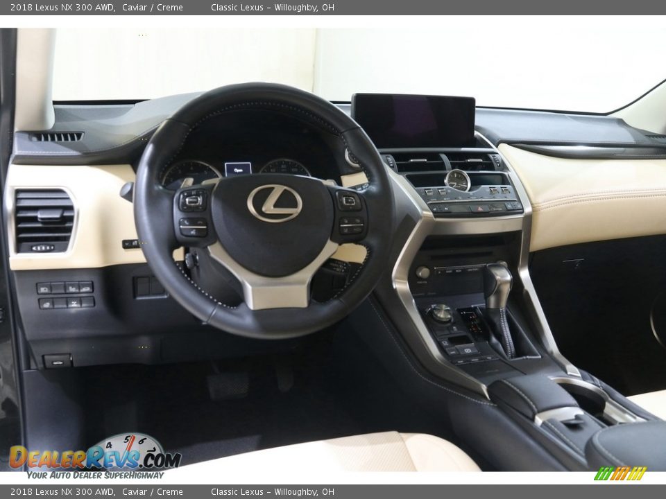 2018 Lexus NX 300 AWD Caviar / Creme Photo #6