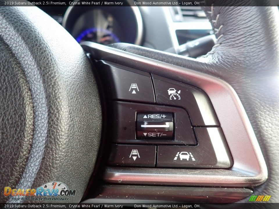 2019 Subaru Outback 2.5i Premium Crystal White Pearl / Warm Ivory Photo #26