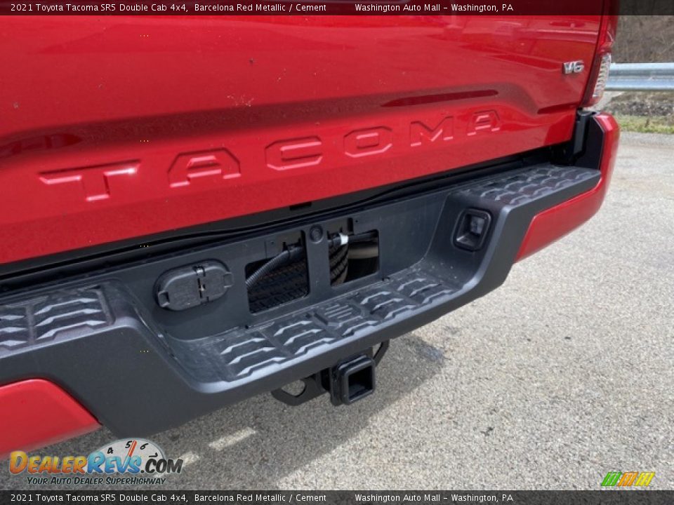 2021 Toyota Tacoma SR5 Double Cab 4x4 Barcelona Red Metallic / Cement Photo #19