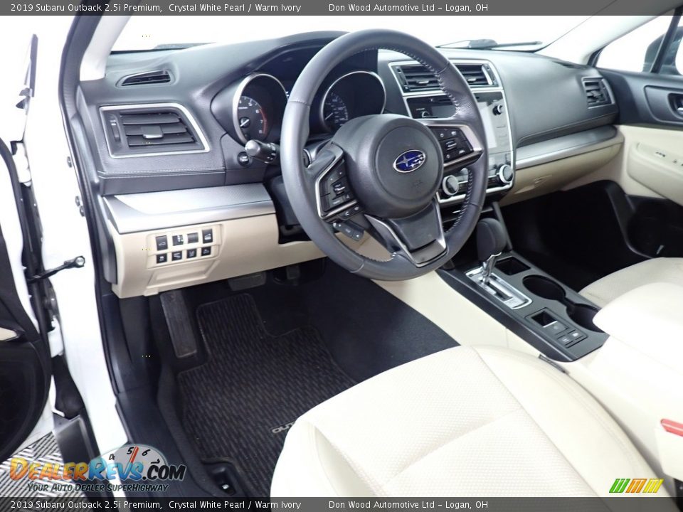 2019 Subaru Outback 2.5i Premium Crystal White Pearl / Warm Ivory Photo #32