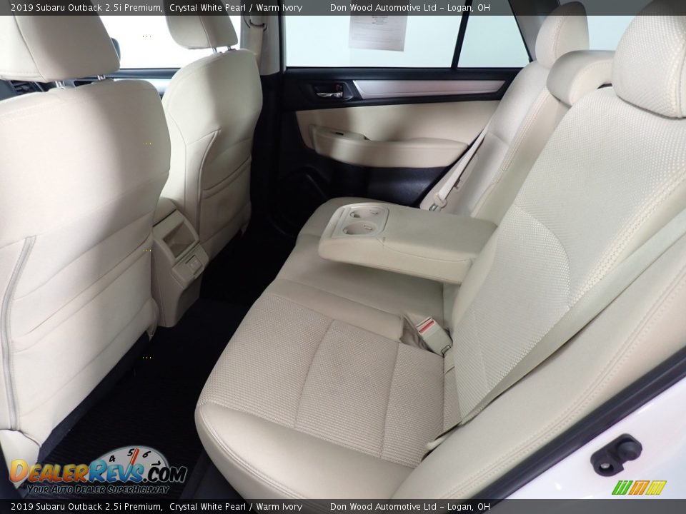 2019 Subaru Outback 2.5i Premium Crystal White Pearl / Warm Ivory Photo #35