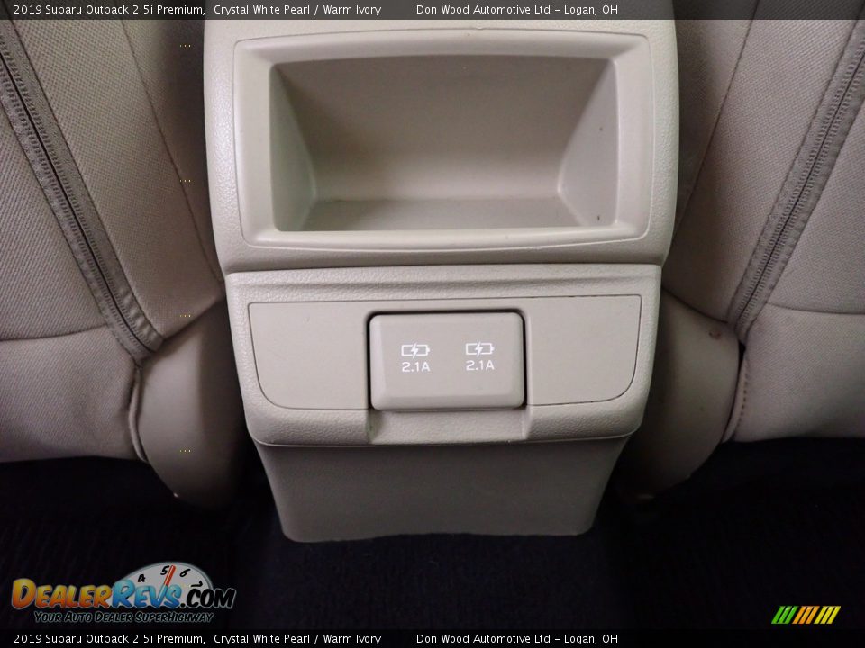 2019 Subaru Outback 2.5i Premium Crystal White Pearl / Warm Ivory Photo #36