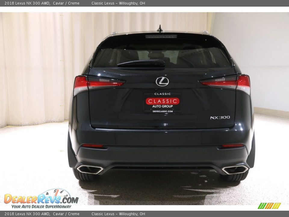 2018 Lexus NX 300 AWD Caviar / Creme Photo #20